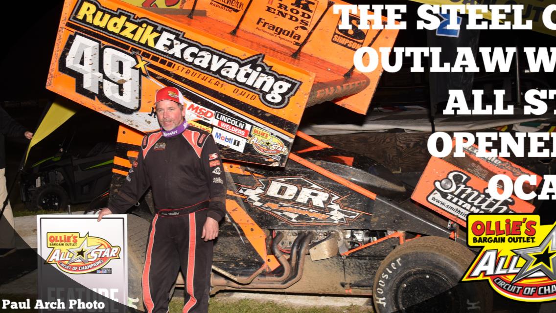 Tim Shaffer opens 2019 All Star season with exciting victory at Bubba Raceway Park