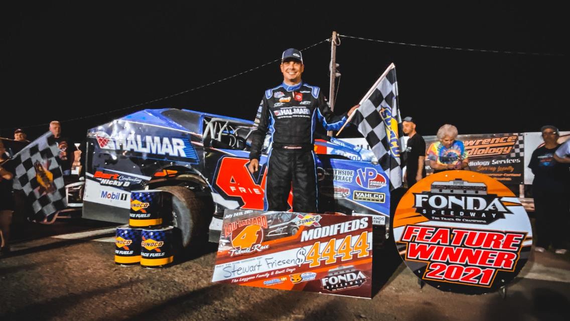 #44 &amp; #4 VISIT VICTORY LANE AT FONDA ON LOU LAZZARO MEMORIAL NIGHT