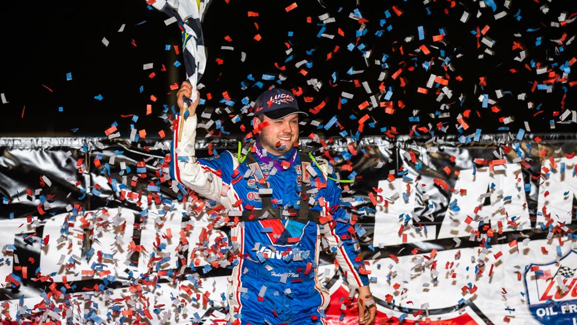 Atomic Speedway (Chillicothe, OH) – Lucas Oil Late Model Dirt Series – Buckeye Spring 50 – May 4th, 2023. (Heath Lawson photo)
