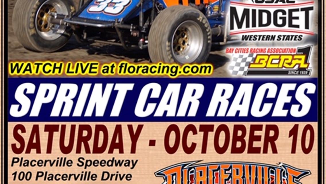 Wingless mania invades Placerville Speedway Saturday
