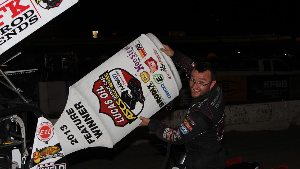 Last lap pass propels Tony Bruce, Jr. to Great Falls victory