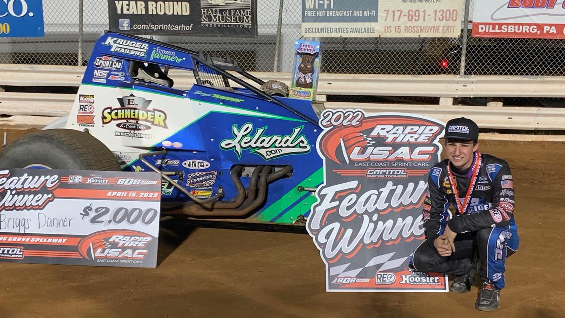Danner Stays Red Hot! Collects First Career Williams Grove Victory