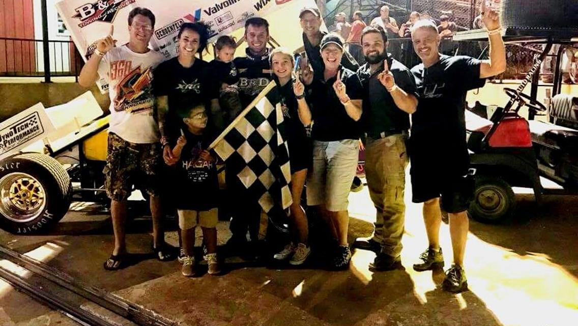 Hagar Victorious During USCS Event at Lexington 104 Speedway