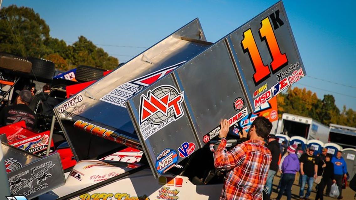 Kraig Kinser Rallies to Sixth-Place Finish During Season Finale