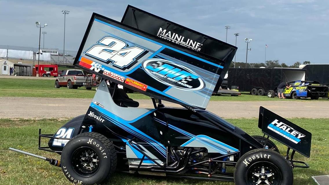 West Jr. Ties Career-Best Sprint Car Result With Seventh-Place Outing