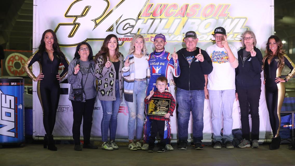 Kyle Larson Unstoppable On Warren CAT Qualifying Night; Bell Tops The VIROC