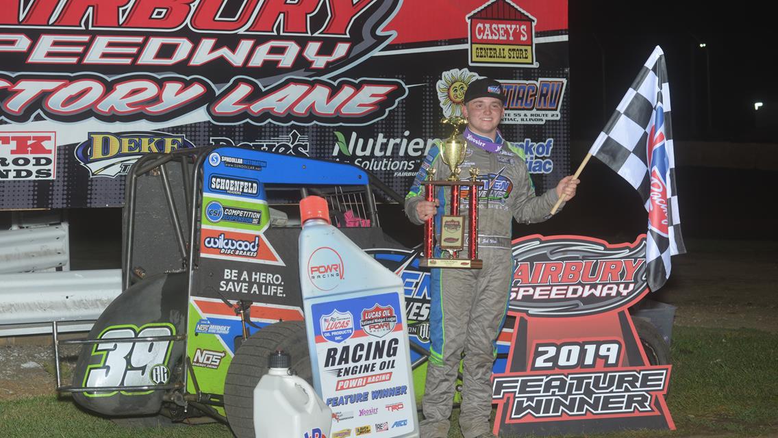 WISE WHEELS CUSHION TO SECOND POWRi WIN AT FAIRBURY