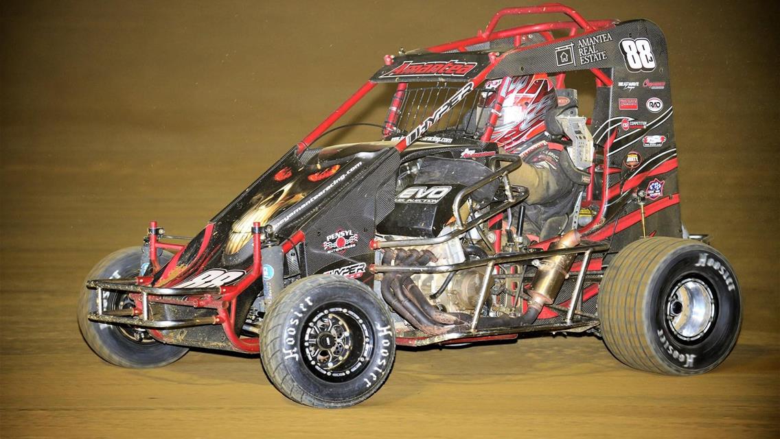 Amantea Rallies for Top-20 Finish During Linda's Speedway National Open