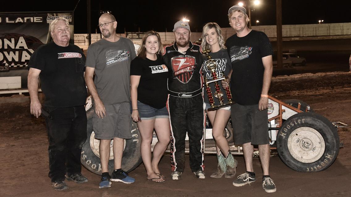 R.J. Johnson Returns To ASCS Desert Non-Wing Victory Lane At Arizona Speedway