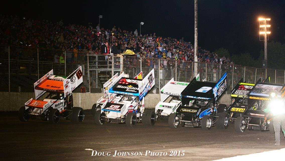 Four-wide Salute at Fairmont (Doug Johnson Photo)