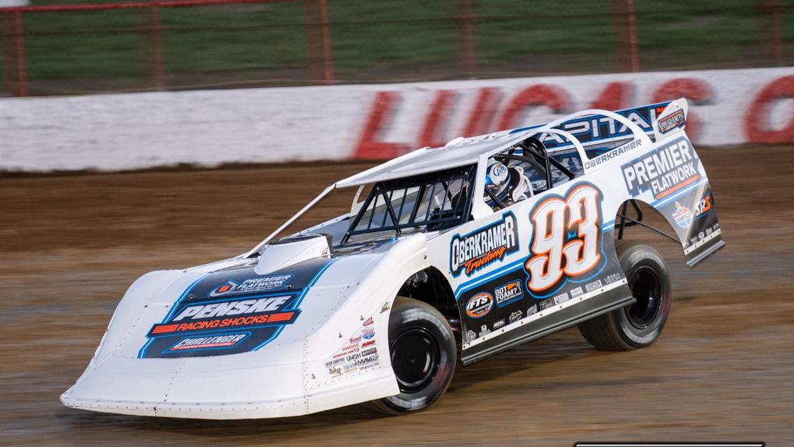 34 Raceway (West Burlington, IA) – Lucas Oil Midwest Late Model Racing Association (MLRA) – Slocum 50 – April 14, 2023. (DirtMan photo)