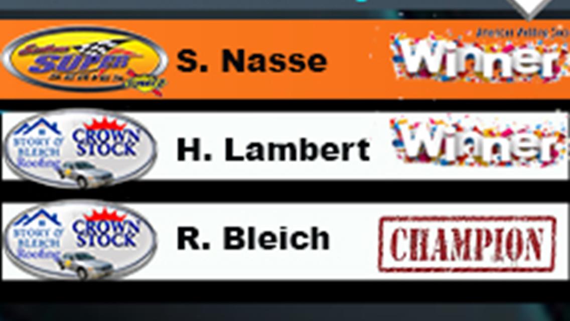 Hunter Lambert Wins Crowns, Bleich is 2023 Champ