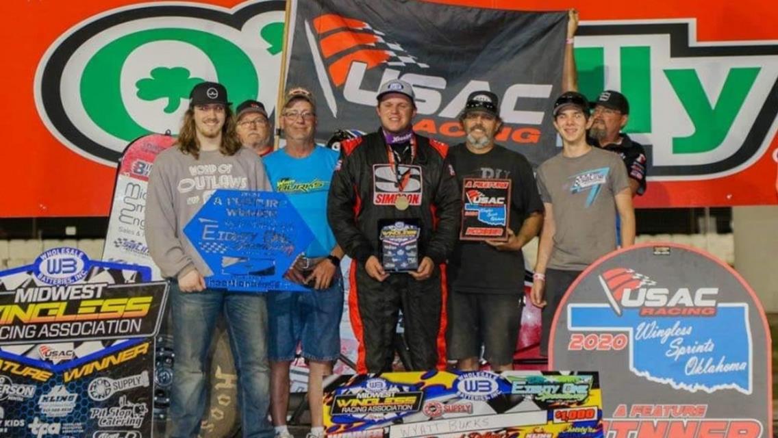 BURKS BAGS USAC WSO / MWRA SPRINT MAIN AT 81 SPEEDWAY