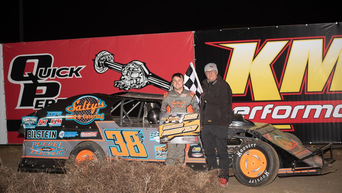 Thornton doubles up on 2022 Season Preview night at the Marshalltown Speedway