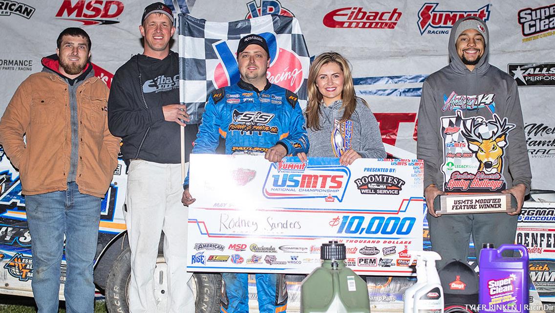 Sanders wins USMTS Spring Challenge at Deer Creek Speedway
