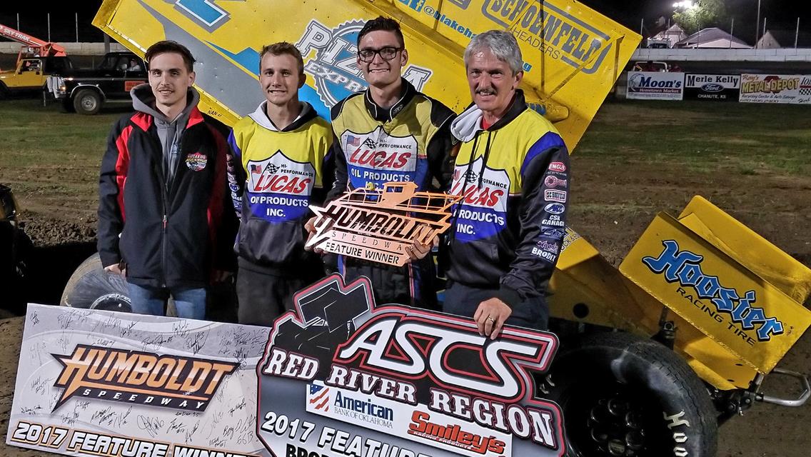 Blake Hahn Wins ASCS Red River Thriller At Humboldt Speedway