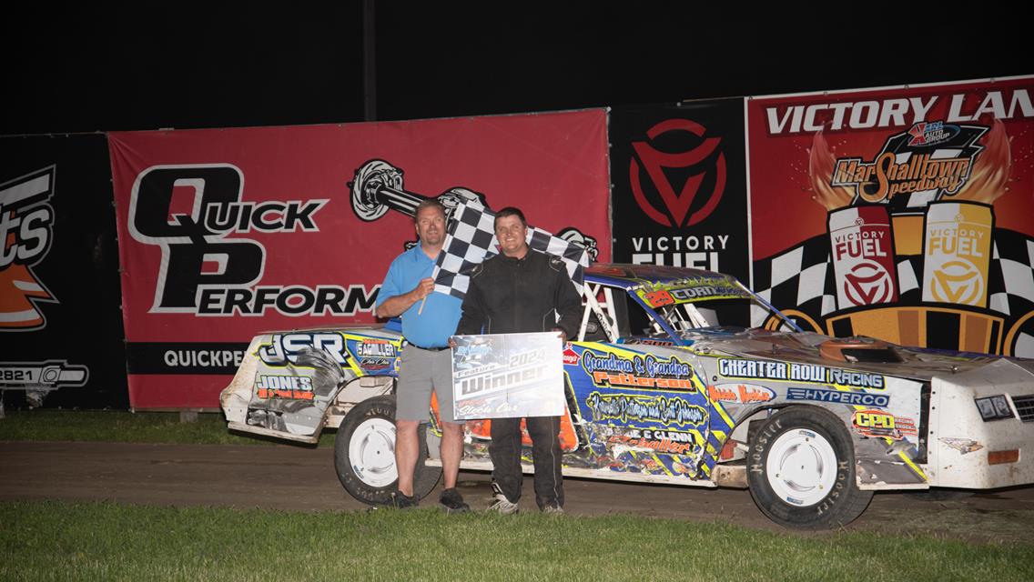 Corn Takes first Iowa win, Janssen, Olson, Knutson, George, and Williams also see checkers