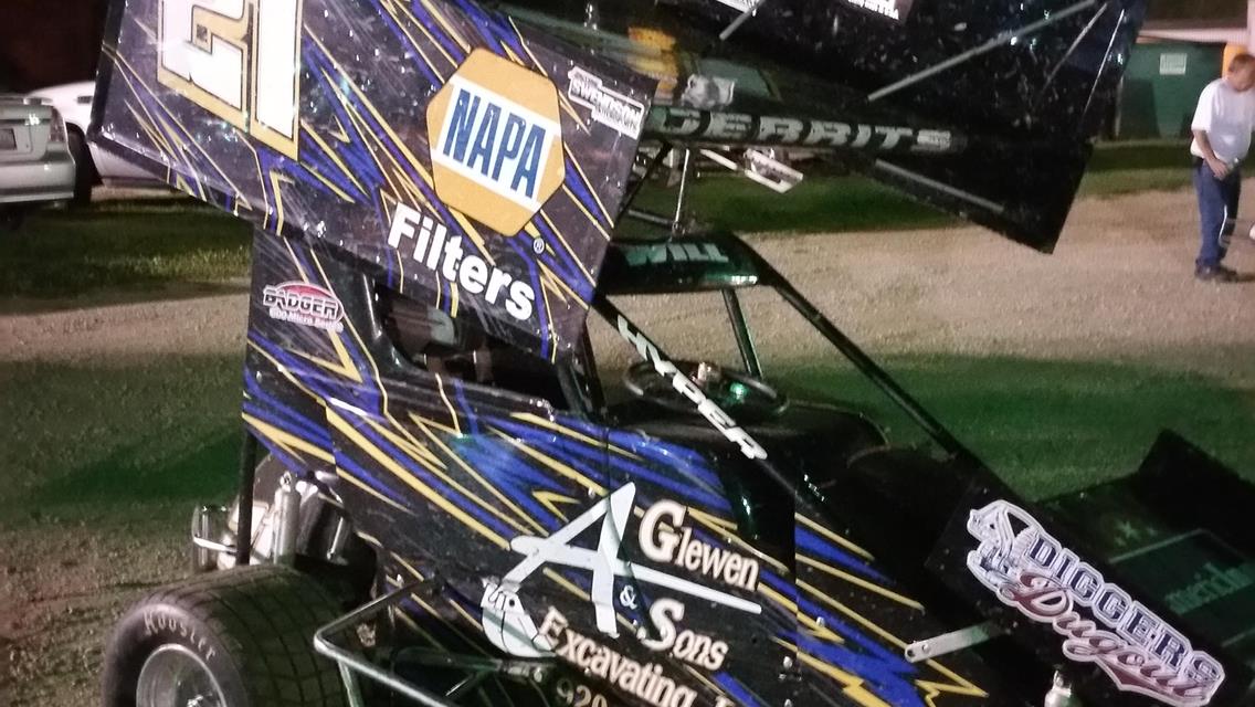 “Gerrits tops Angell Park micro field”                                                               “Fourth victory increases points lead”