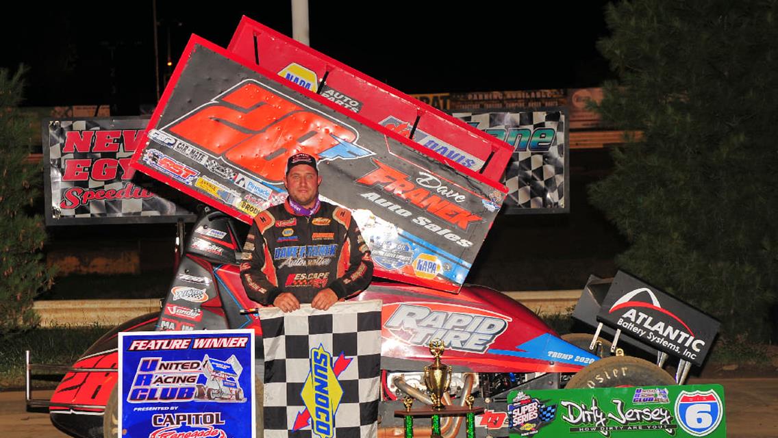 Davie Franek Wins The Dirty Jersey 6 at New Egypt Speedway