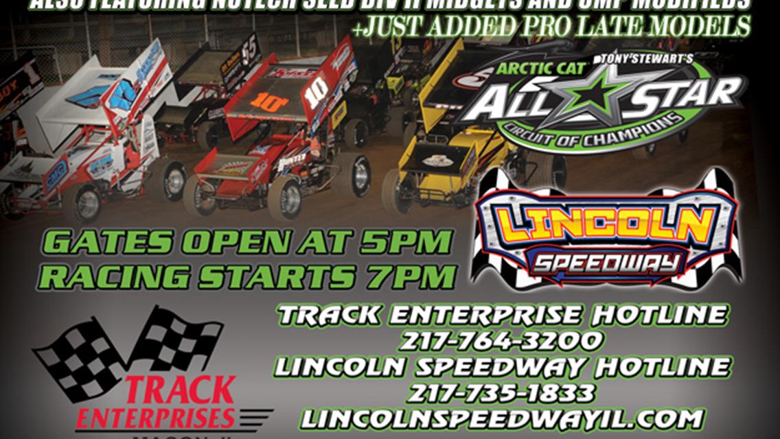 POWRi/ILLINI D-II Lincoln Speedway Prepares For Huge Friday, May 20