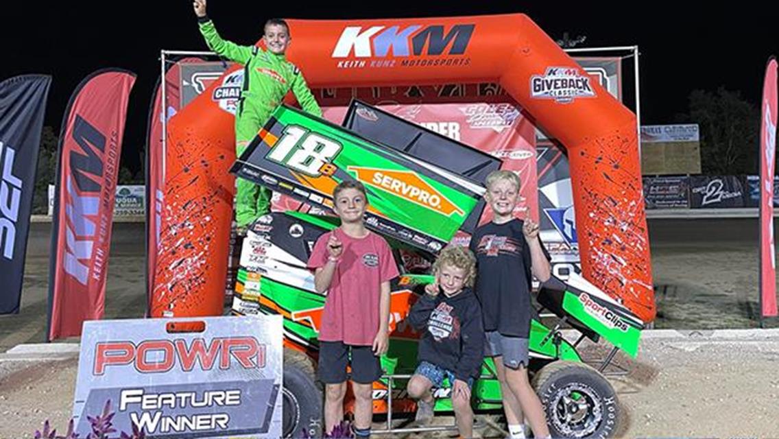 Levi Ballard and Brexton Busch Battle to Support Wins in KKM Challenge Night Two at Coles County Speedway