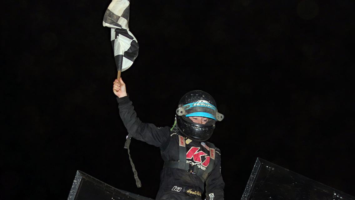 HARLI WHITE SETS FAST TIME AND TAKES THE WIN AT WAYNESFIELD