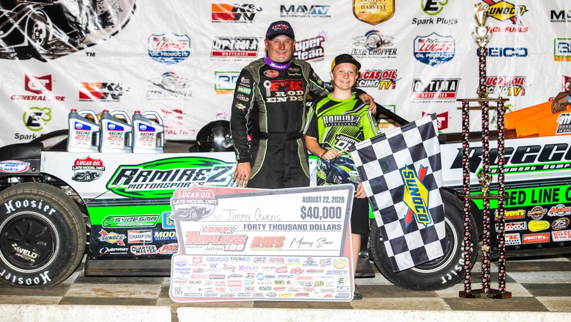 Jimmy Owens Records Third COMP Cams Topless Win at Batesville