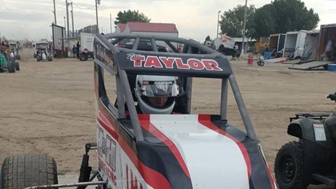 Taylor Turns to Backup Midget for Sixth-Place Finish Before Testing Asphalt Modified