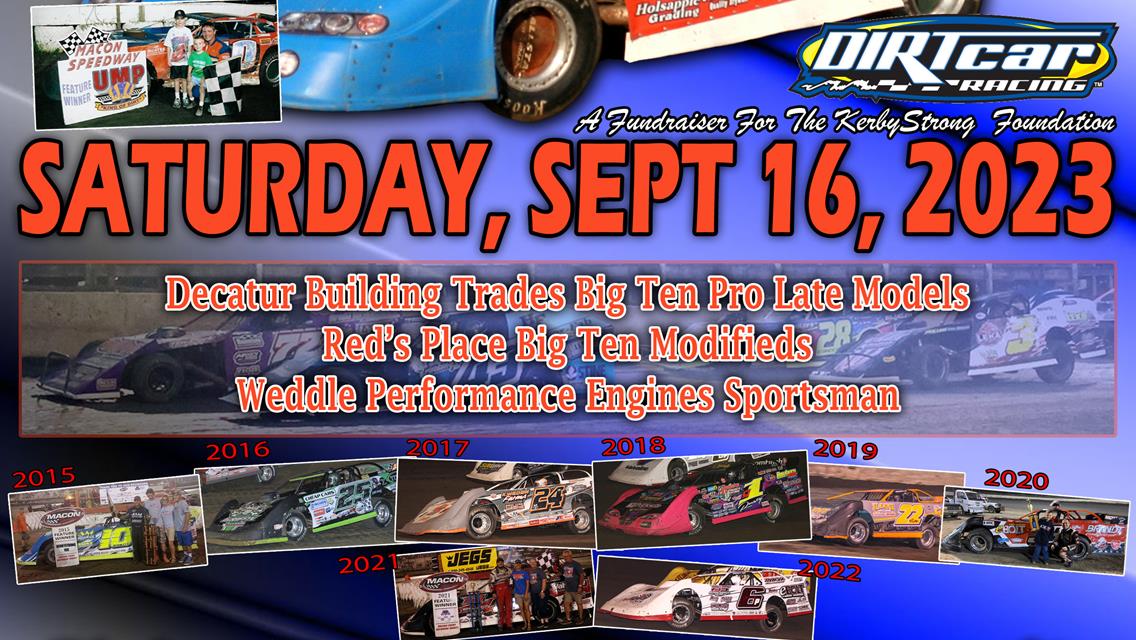 SATURDAY, SEPT 16, 2023 DETAILED INFO FOR KERBYSTRONG