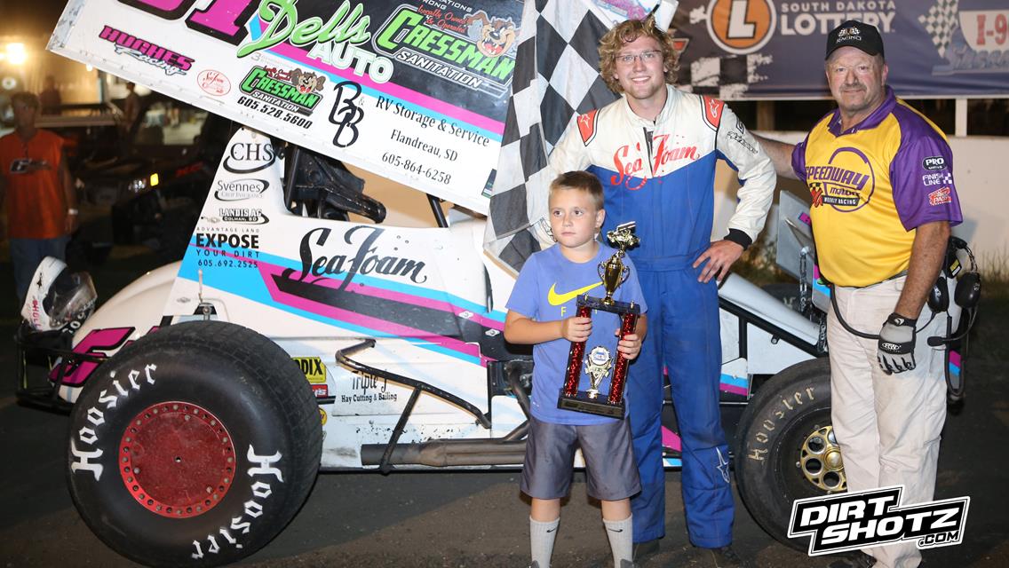 Spielman, Amdahl take I-90 Speedway sprint car wins