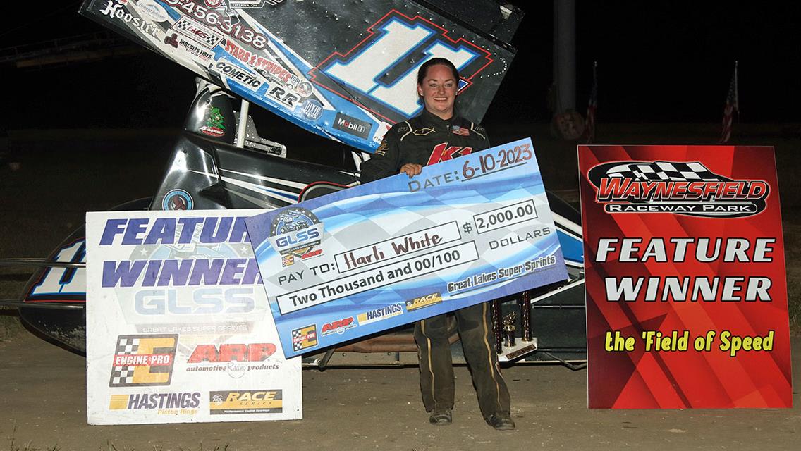 HARLI WHITE SETS FAST TIME AND TAKES THE WIN AT WAYNESFIELD