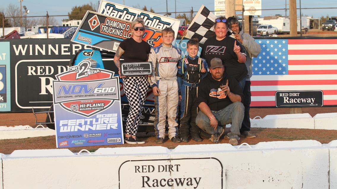 NOW600 Micros Meltdown Concludes With Hinton, Rueschenberg, and Nunley In Victory Lane At Red Dirt Raceway