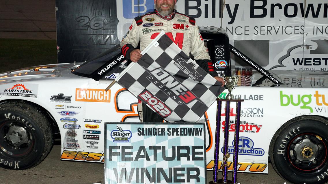 Gee scores Midwest Truck Series victory at Slinger