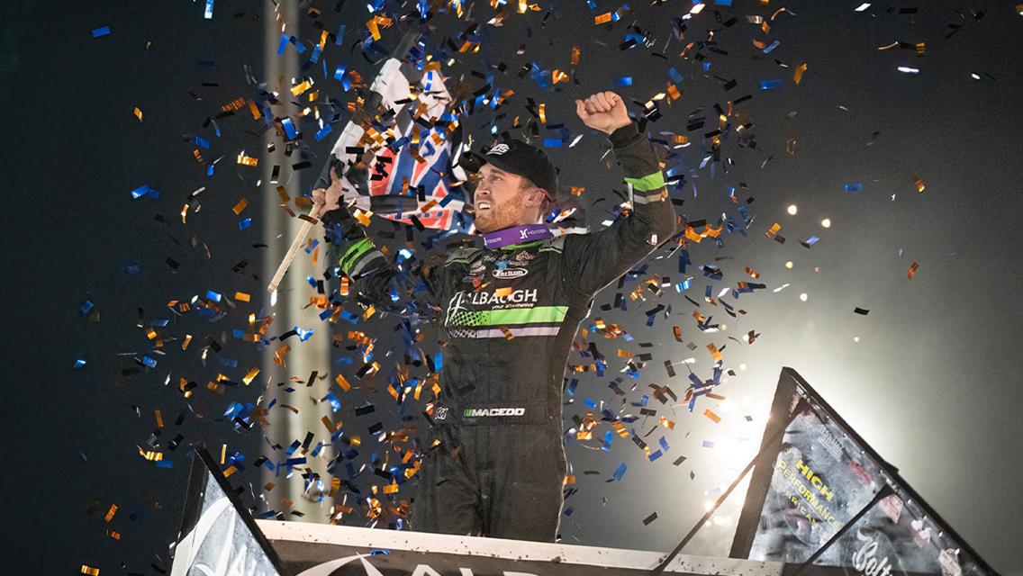 Carson Macedo back in World of Outlaws victory lane at Wilmot