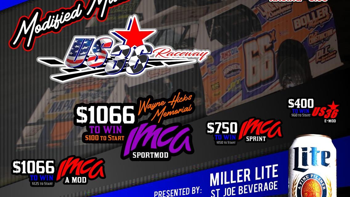 Modified Madness Tonight, Friday, May 22, at US 36 Raceway