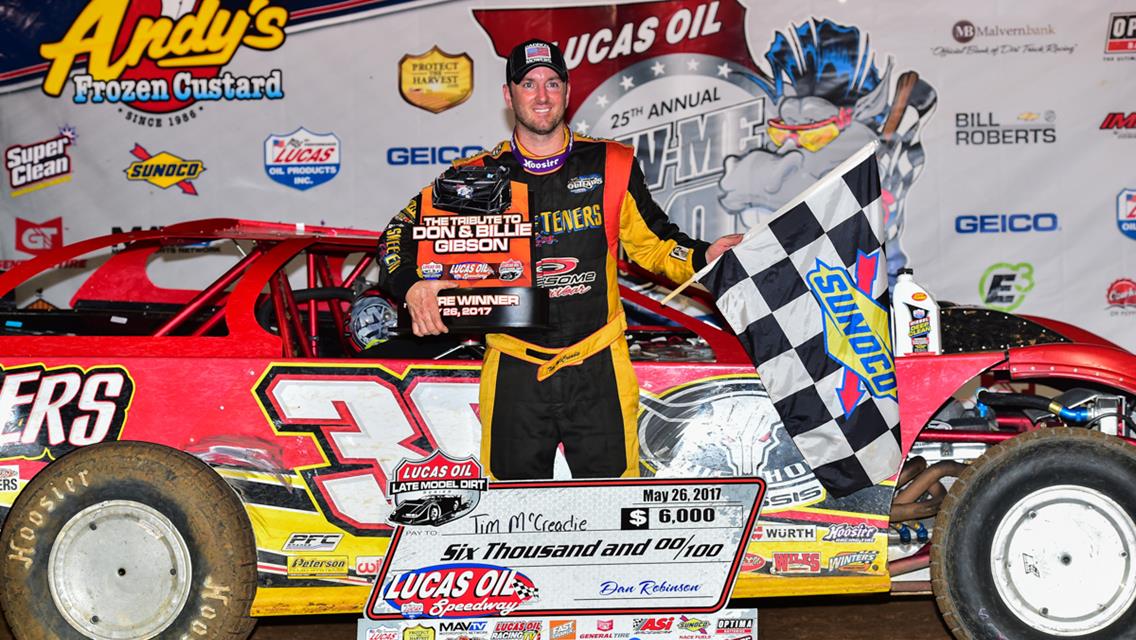 McCreadie Wins Tribute to Don and Billie Gibson