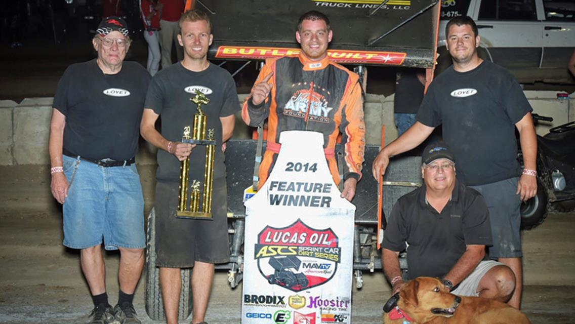 Brad Loyet Strikes Gold at Black Hills Speedway with Lucas Oil ASCS