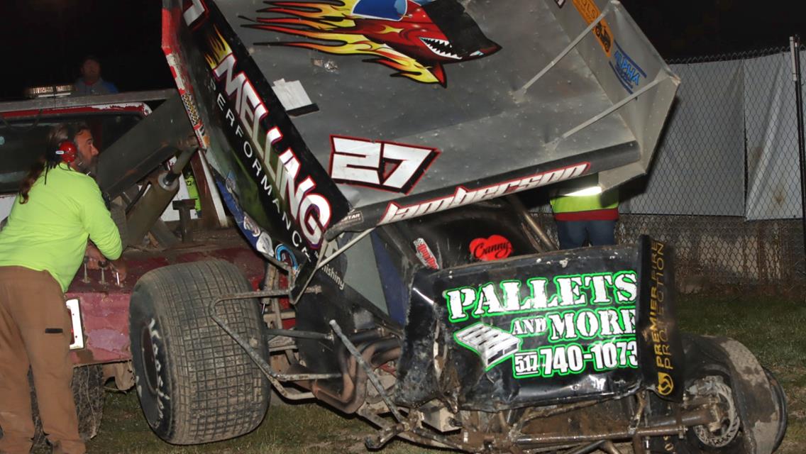 JAY STEINEBACH WINS FIRST EVER FEATURE ON THE LAST POINTS RACE