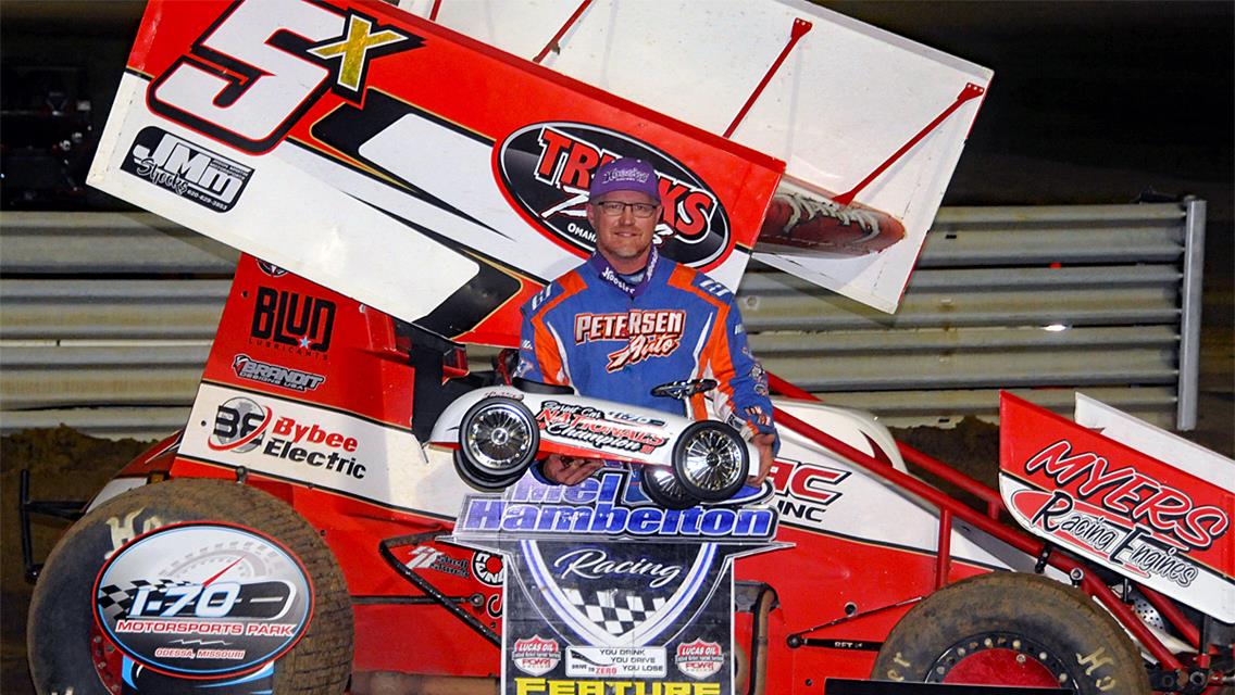 Jason Martin is Lubbock Wrecker Service 305 Nationals Champion With URSS at I-70!