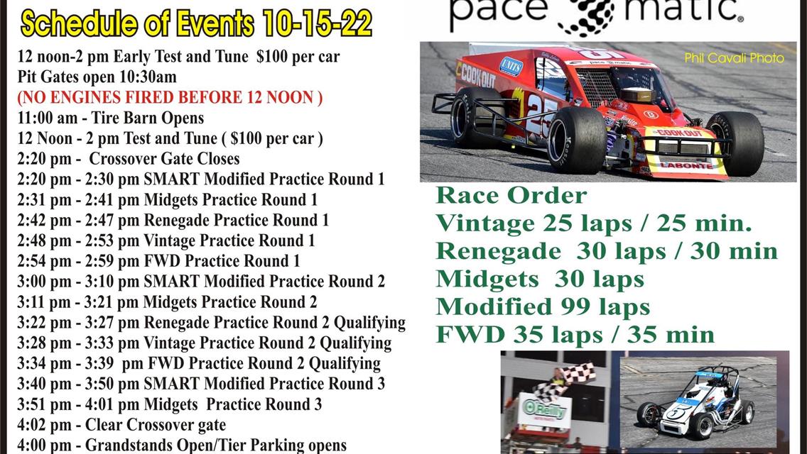 Smart Modified Tour this weekend at Tri County