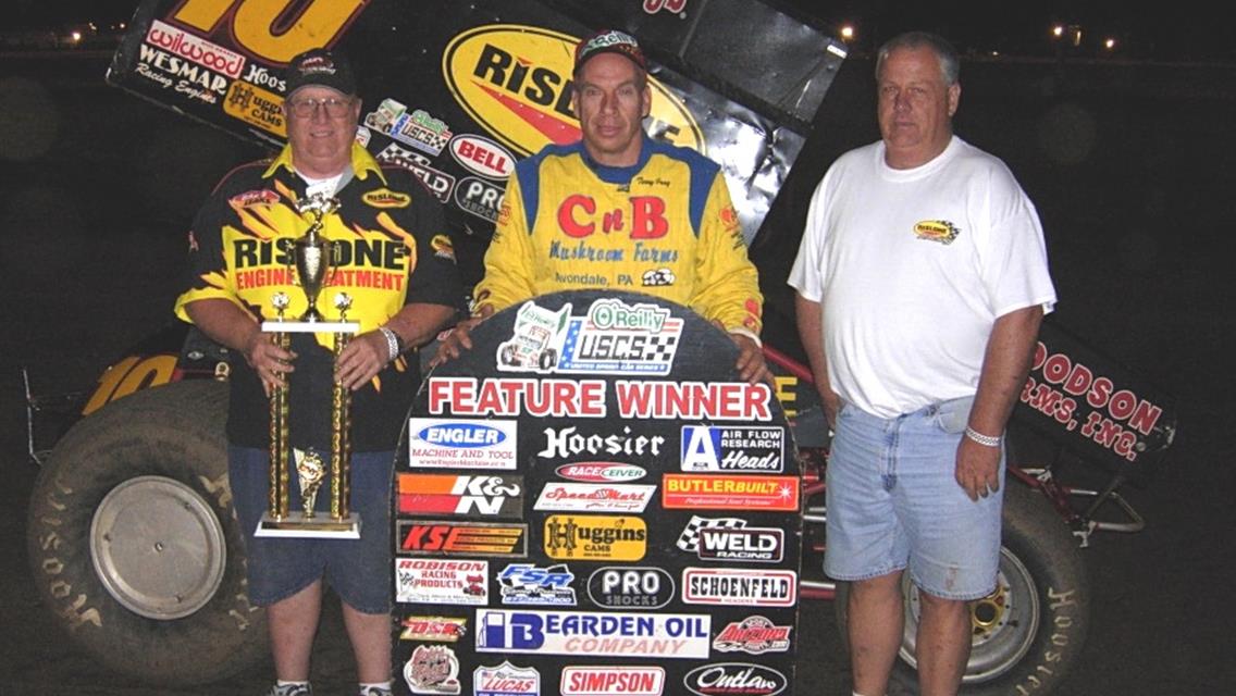 Gray wins O&#39;Reilly USCS Thriller at Greenville Speedway