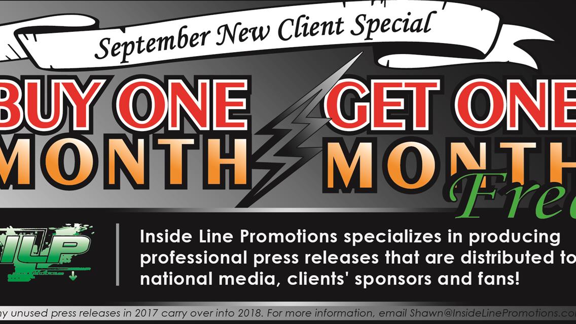 Madsen, Helms and Wheatley Score Wins With Team ILP; Inside Line Promotions Offering Free PR