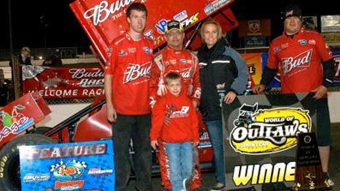 Hard Charger: Joey Saldana Comes from 13th to Win at I-55 Raceway