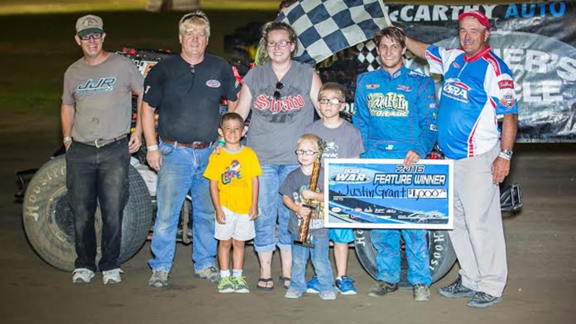 GRANT GRABS WAR WIN AT I-35