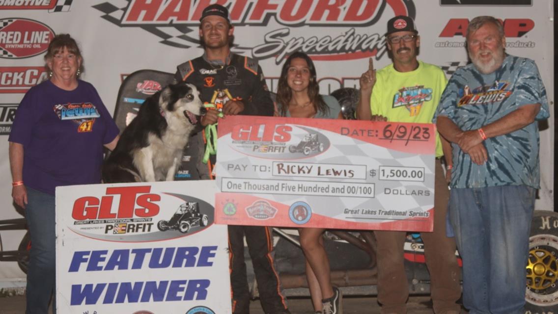RICKY LEWIS TAKES HOME HIS 3RD FEATURE RACE WIN