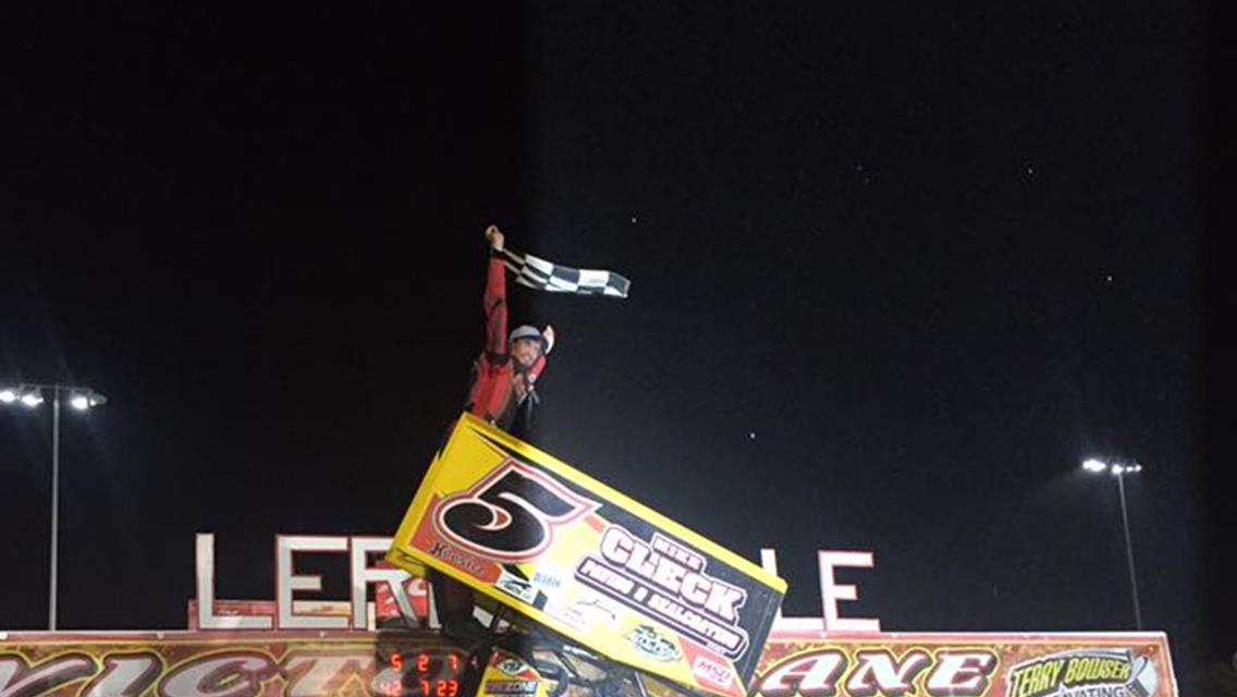 Cisney Earns First Sprint Car Win Since 2014 During First-Ever Race at Lernerville
