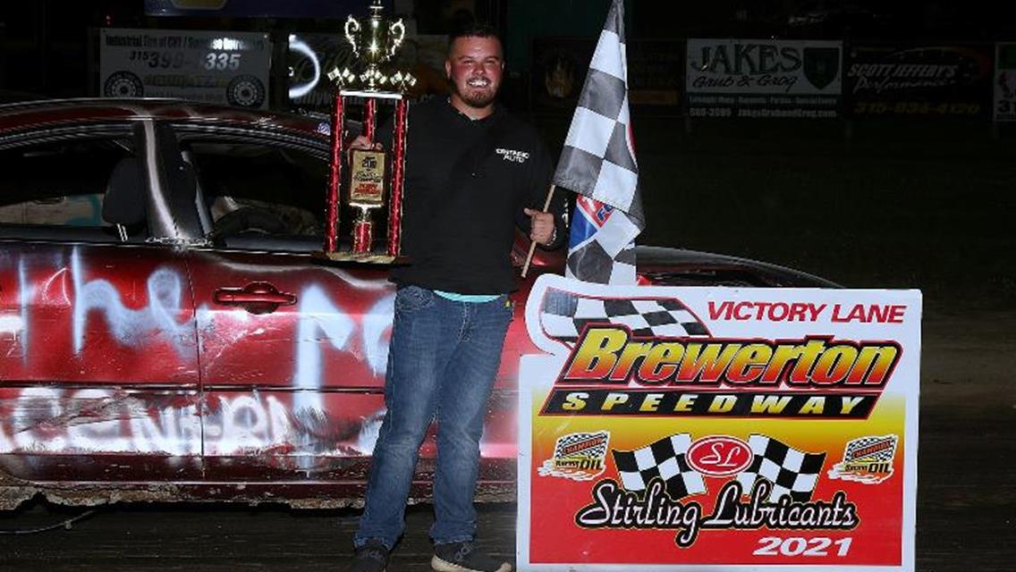 Brewer, Bonoffski and Budd Go to Brewerton Speedway Victory Lane