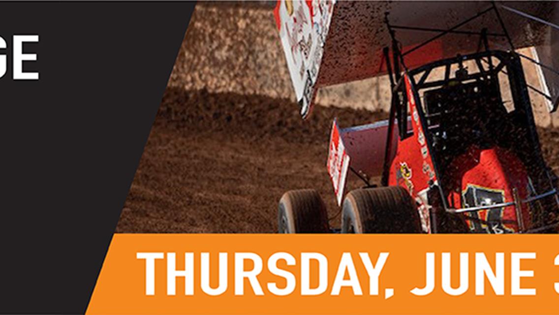 ROAD AMERICA AND KUNES RV PARTNER WITH PLYMOUTH DIRT TRACK FOR WINGED SPRINT CAR EVENT BEFORE THE NASCAR CUP SERIES RACE