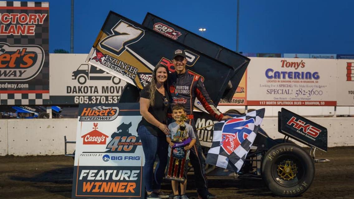 Henderson, Olivier and Goos Jr. Post Victories at Huset’s Speedway During GROWMARK Lubricants Night