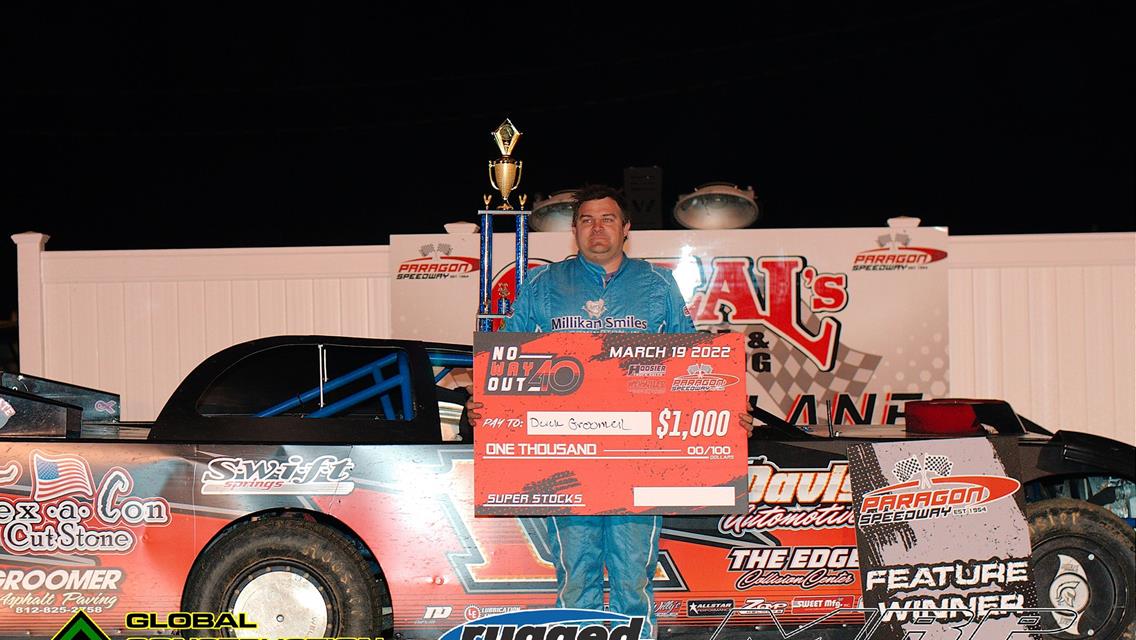 Derek Groomer kicks off 2022 in style at Paragon Speedway